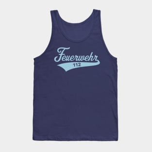 Feuerwehr 112 (Notruf / Feuerwehrmann / Sky Blue) Tank Top